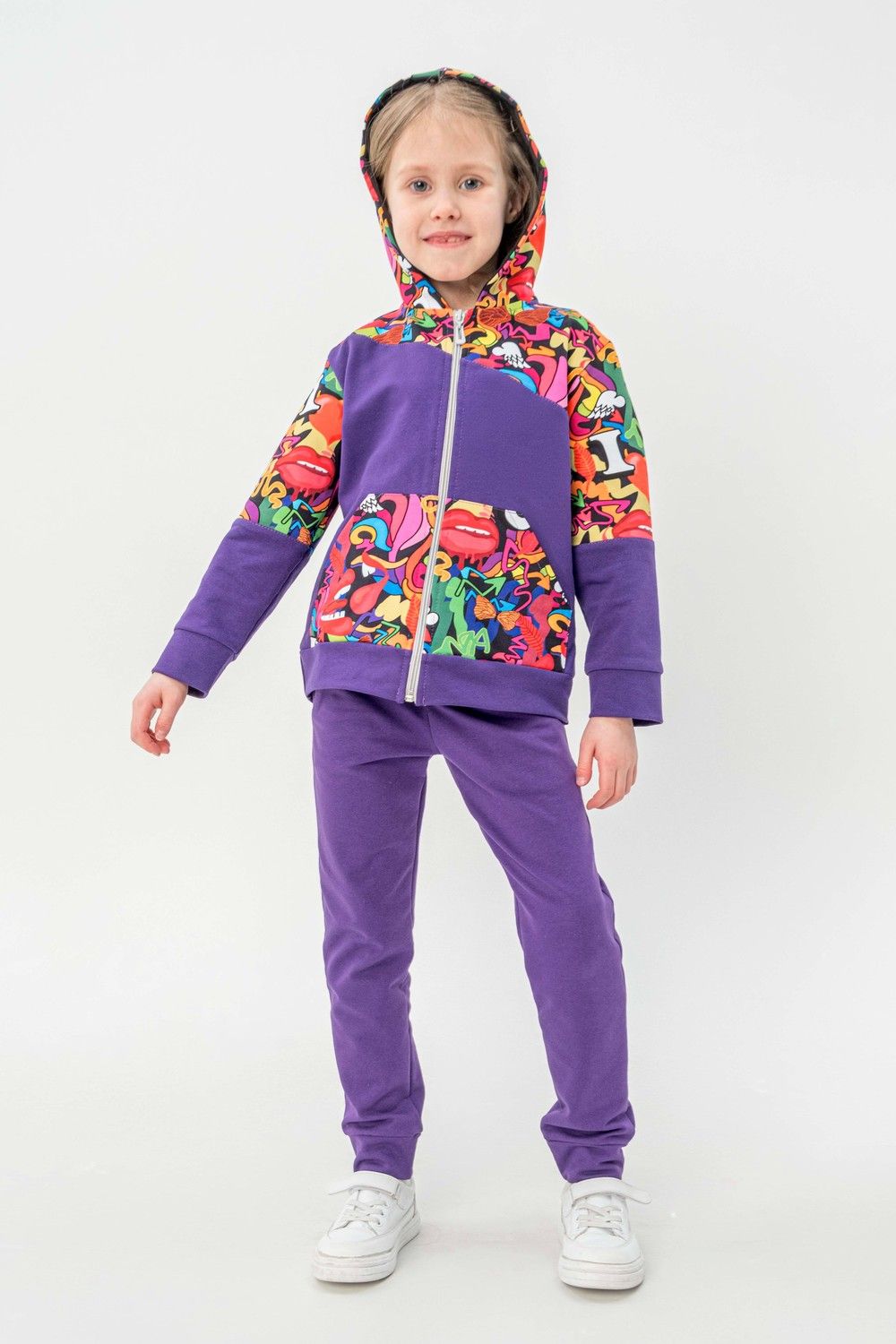 Костюм спортивный Фиджи - фиолетовый