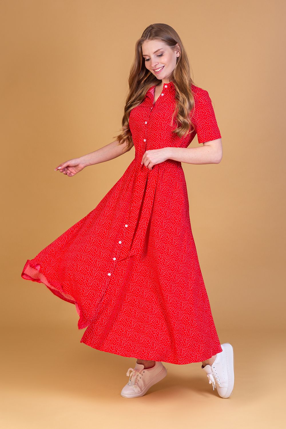 Платье 22259 - красный