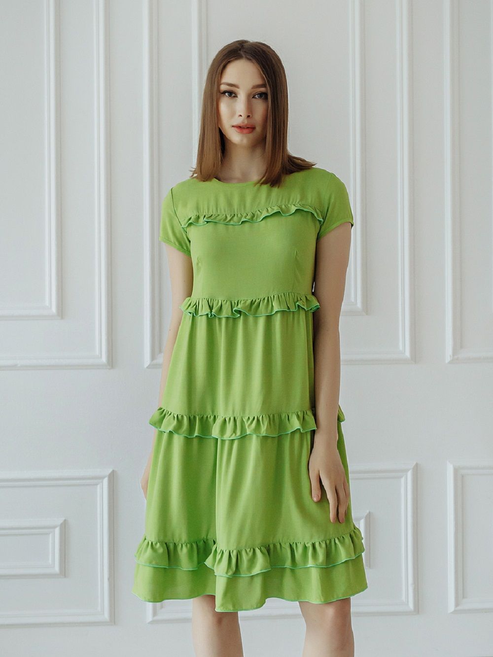 Платье Лили - зеленый