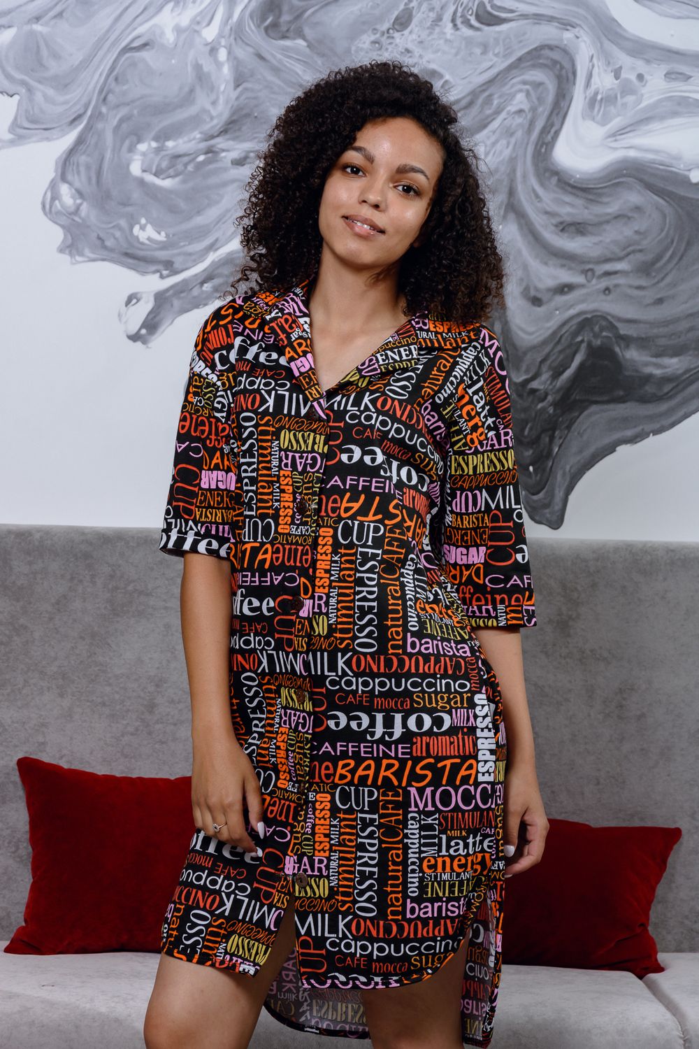 Халат Дениз - шоколад