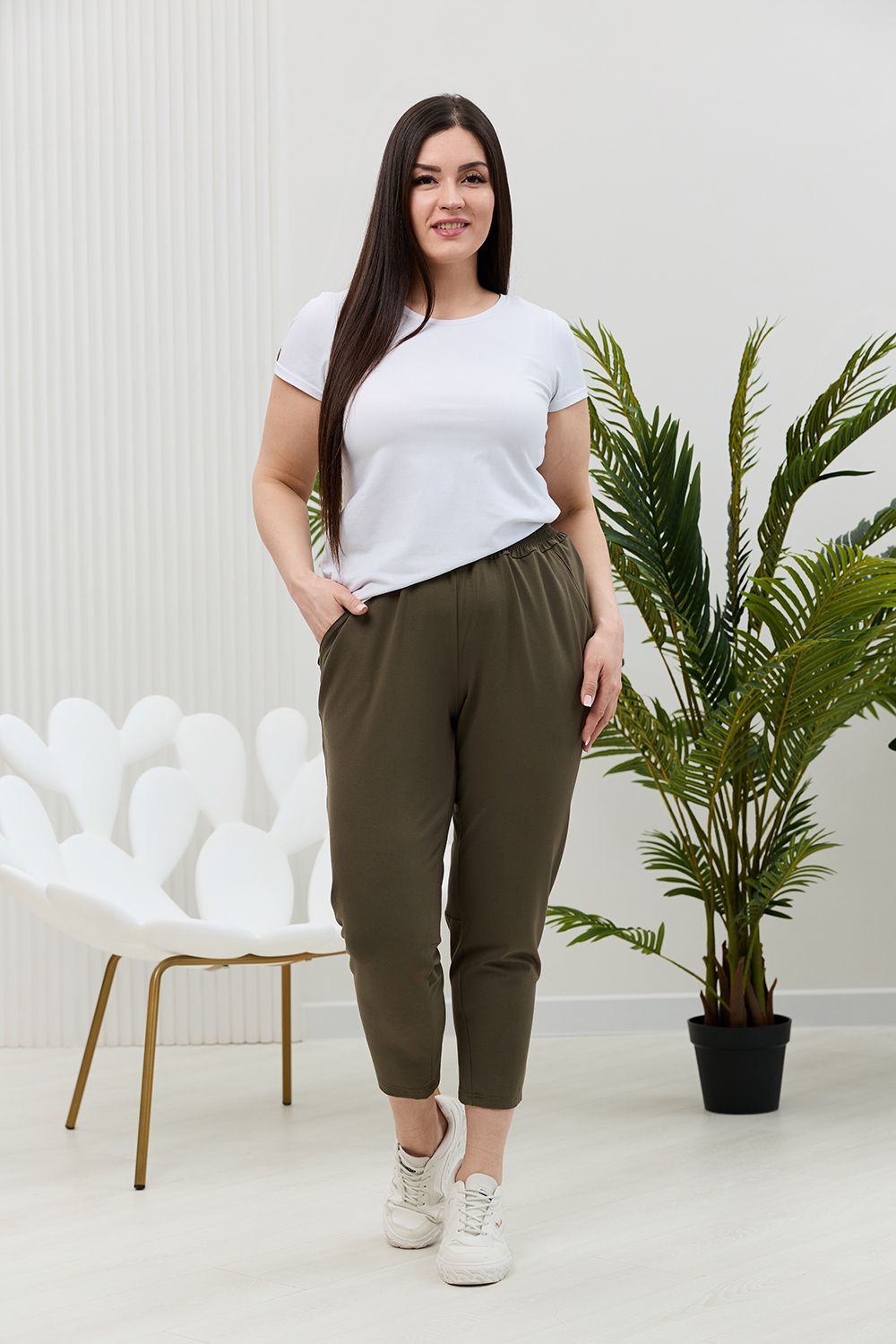 Брюки 9135 - хаки