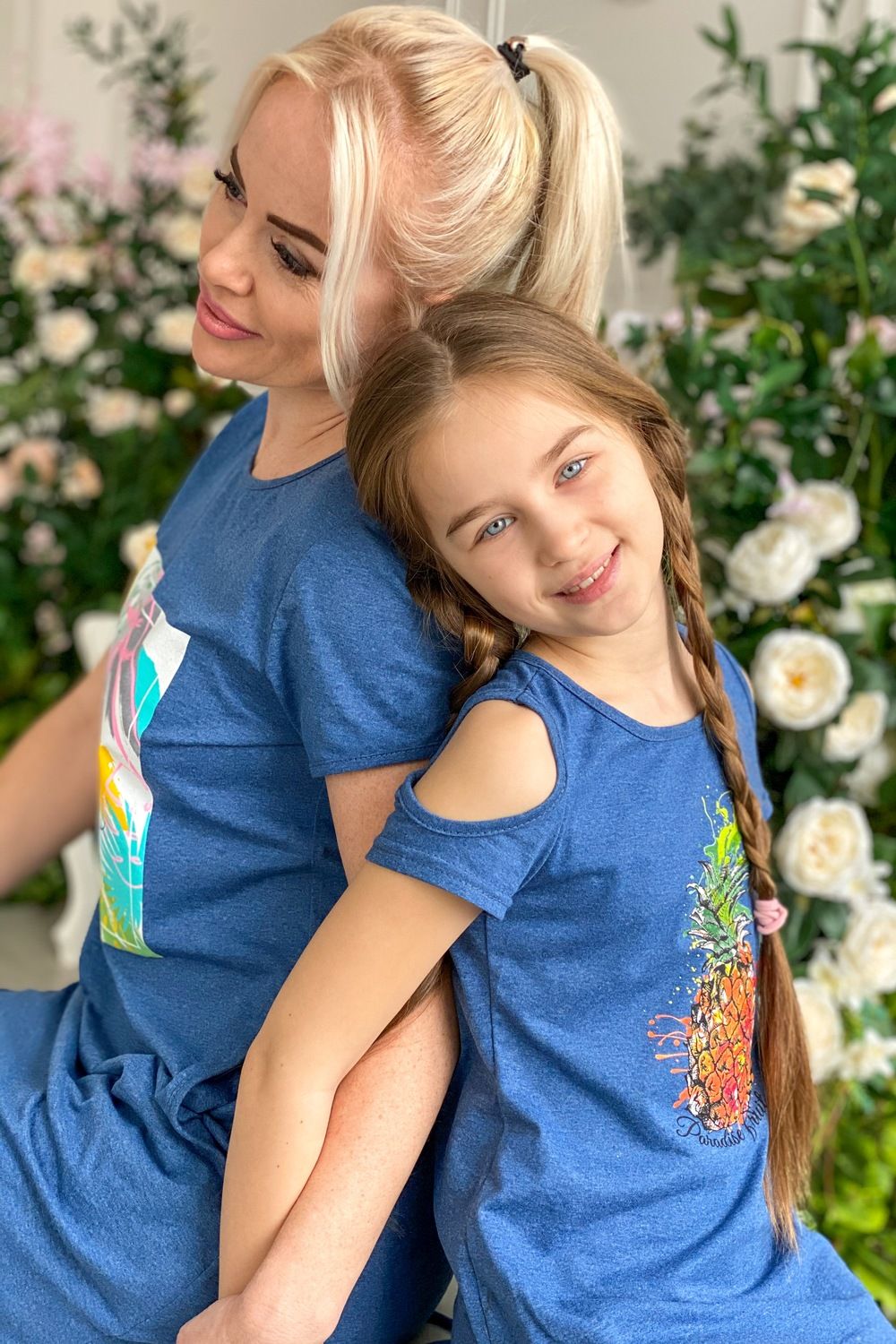 Платье 5055 детское - индиго