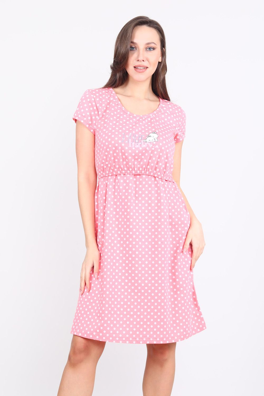 Сорочка 15434 - персиковый