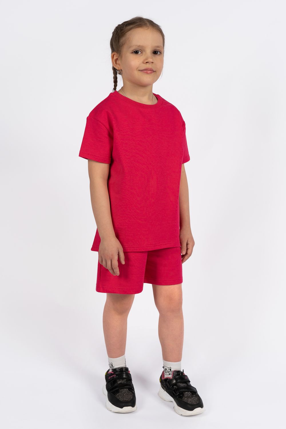 Комплект детский 42100 (футболка + шорты) - бубль-гум