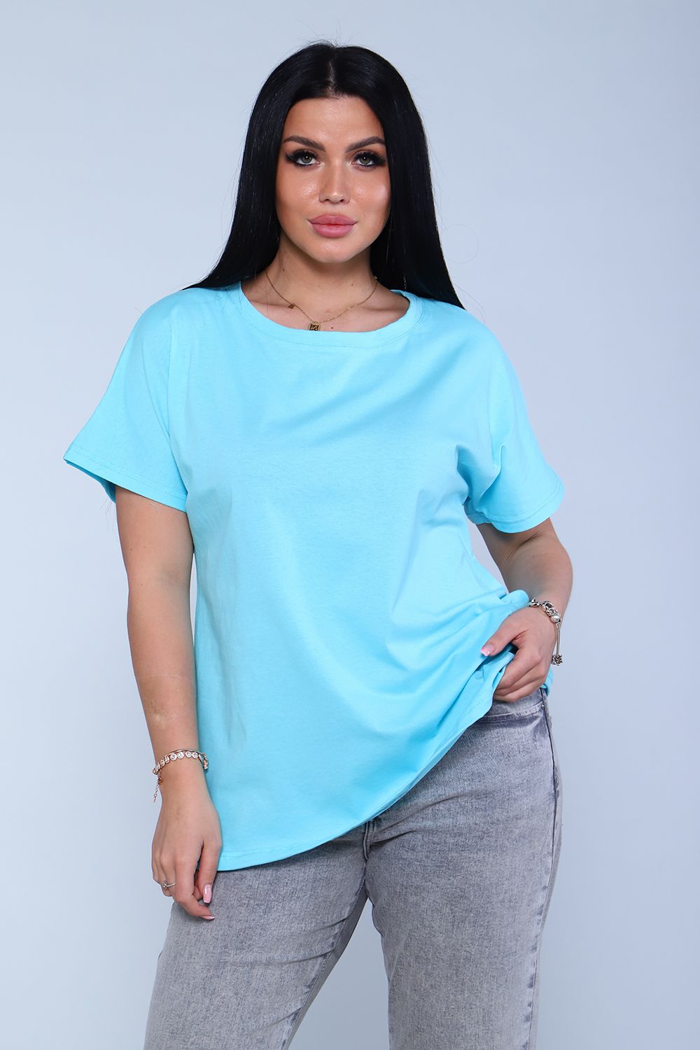 Футболка 19511 - голубой