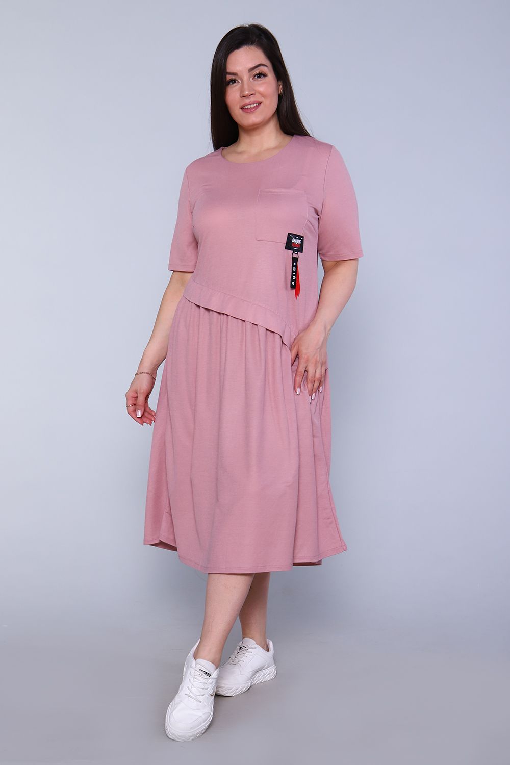 Платье 31734 - брусника