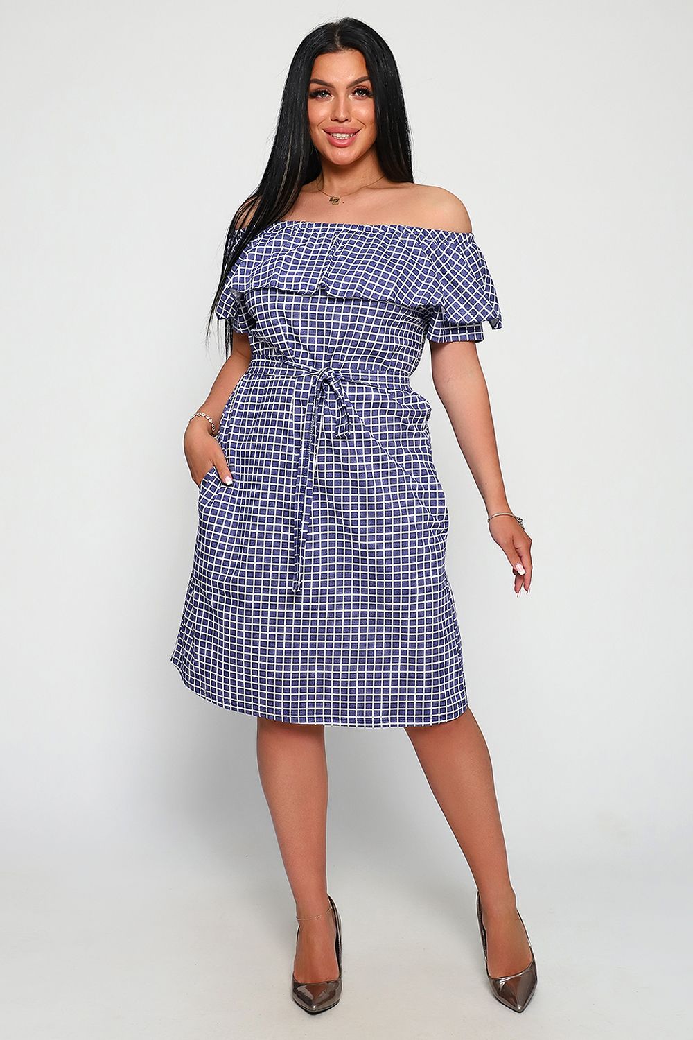 Платье 71064 - синий