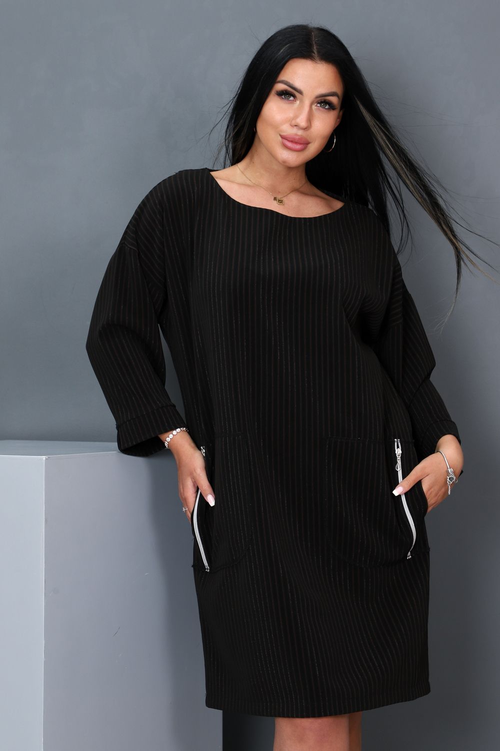 Платье 52273 - коричневый