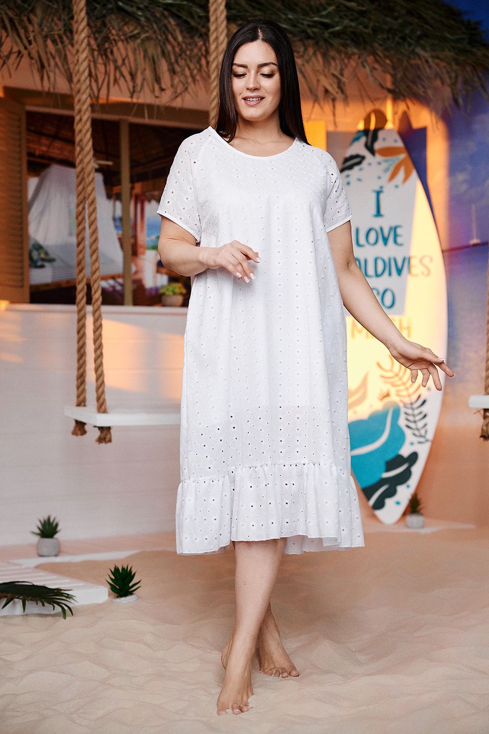 Платье 9179 - белый