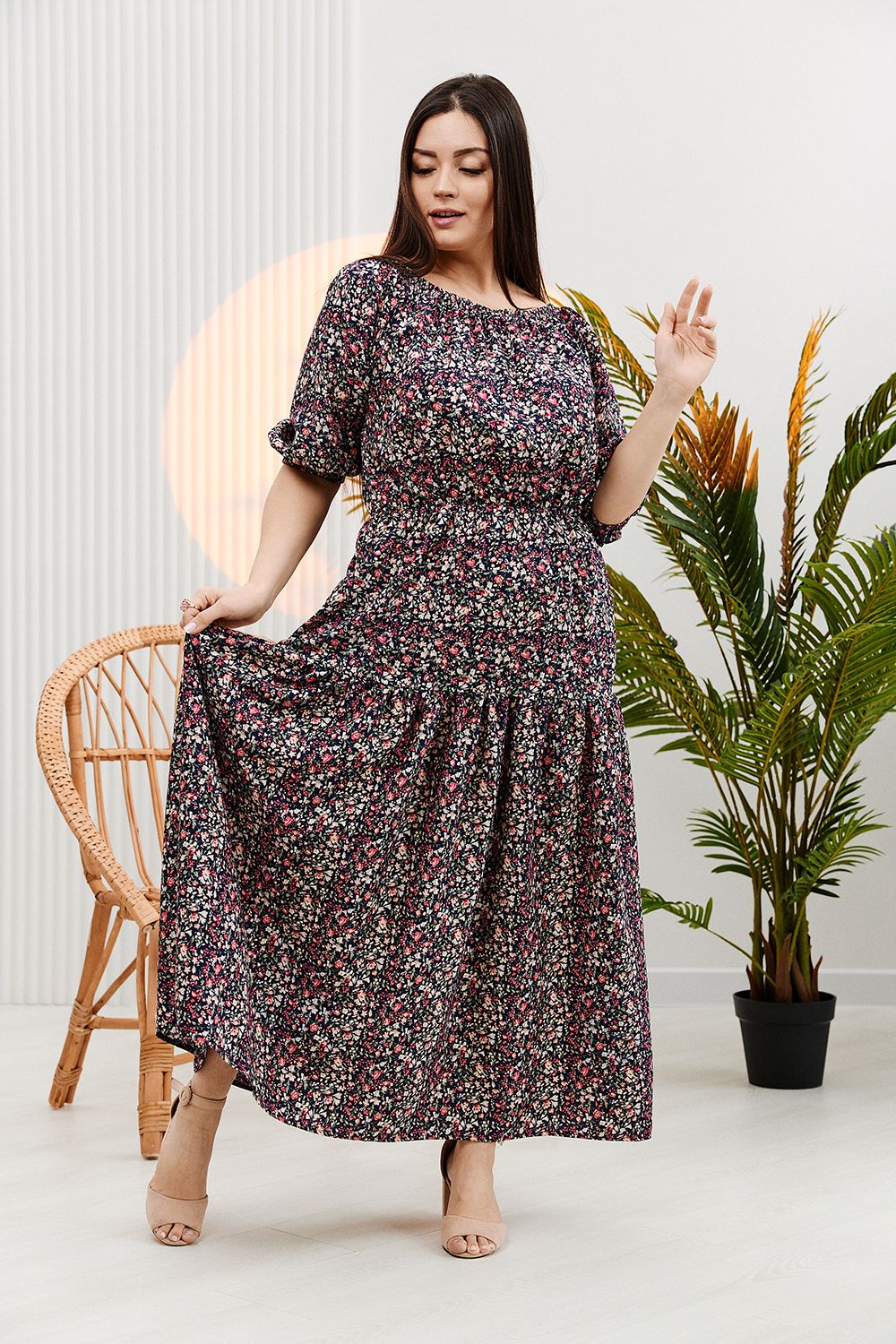 Платье 9197 - цветы