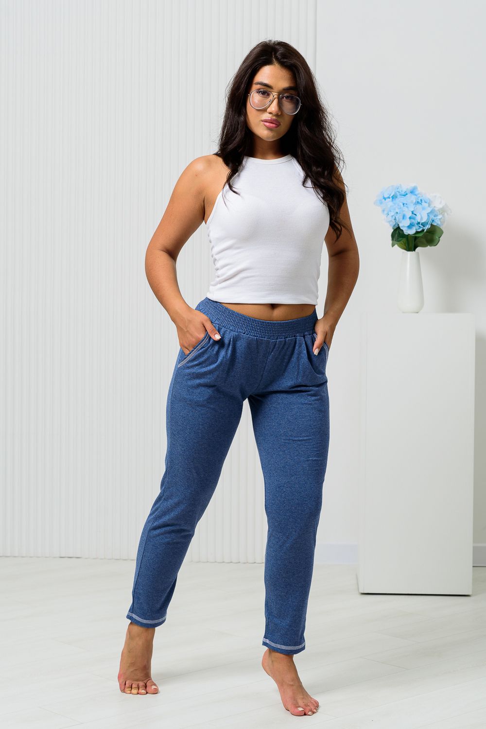 Брюки 7120 - индиго