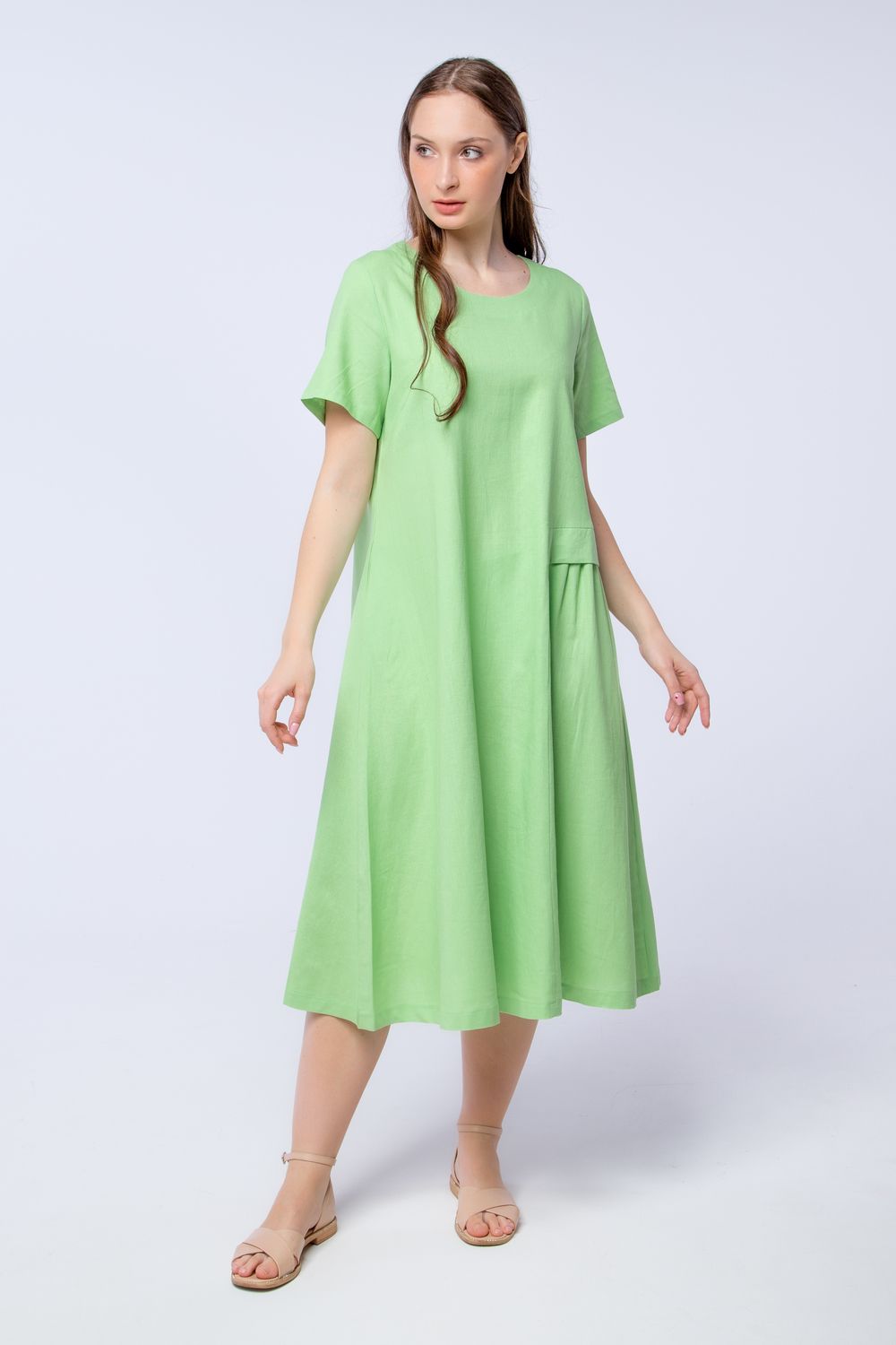 Платье женское LenaLineN арт. 003-122-23 - яблоко