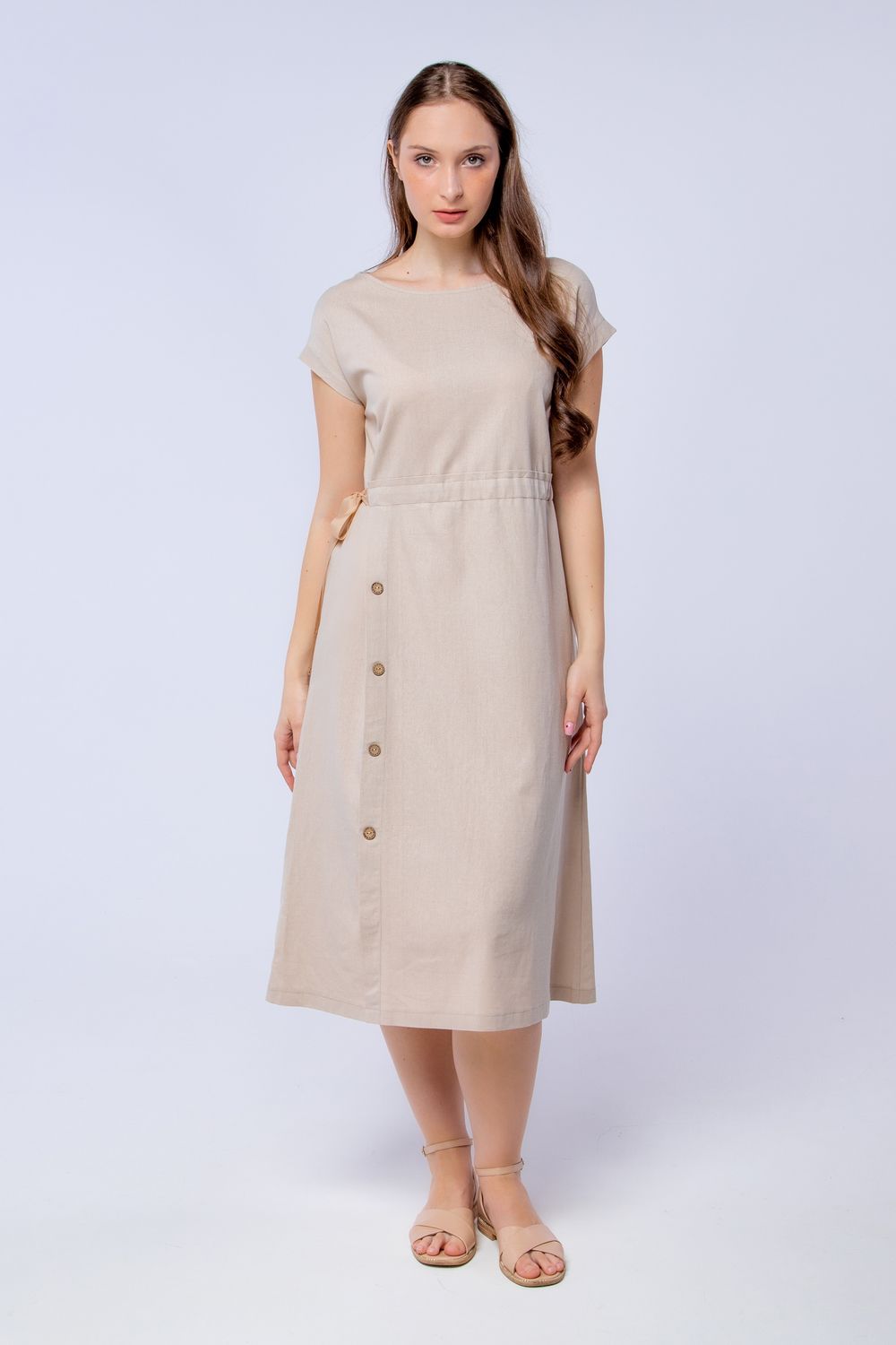 Платье женское LenaLineN арт. 003-121-23 - бежевый