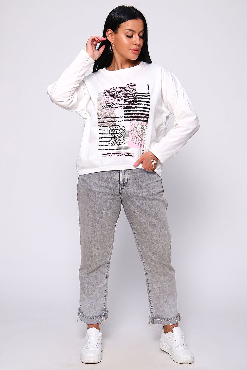 Туника 80011 - молочный