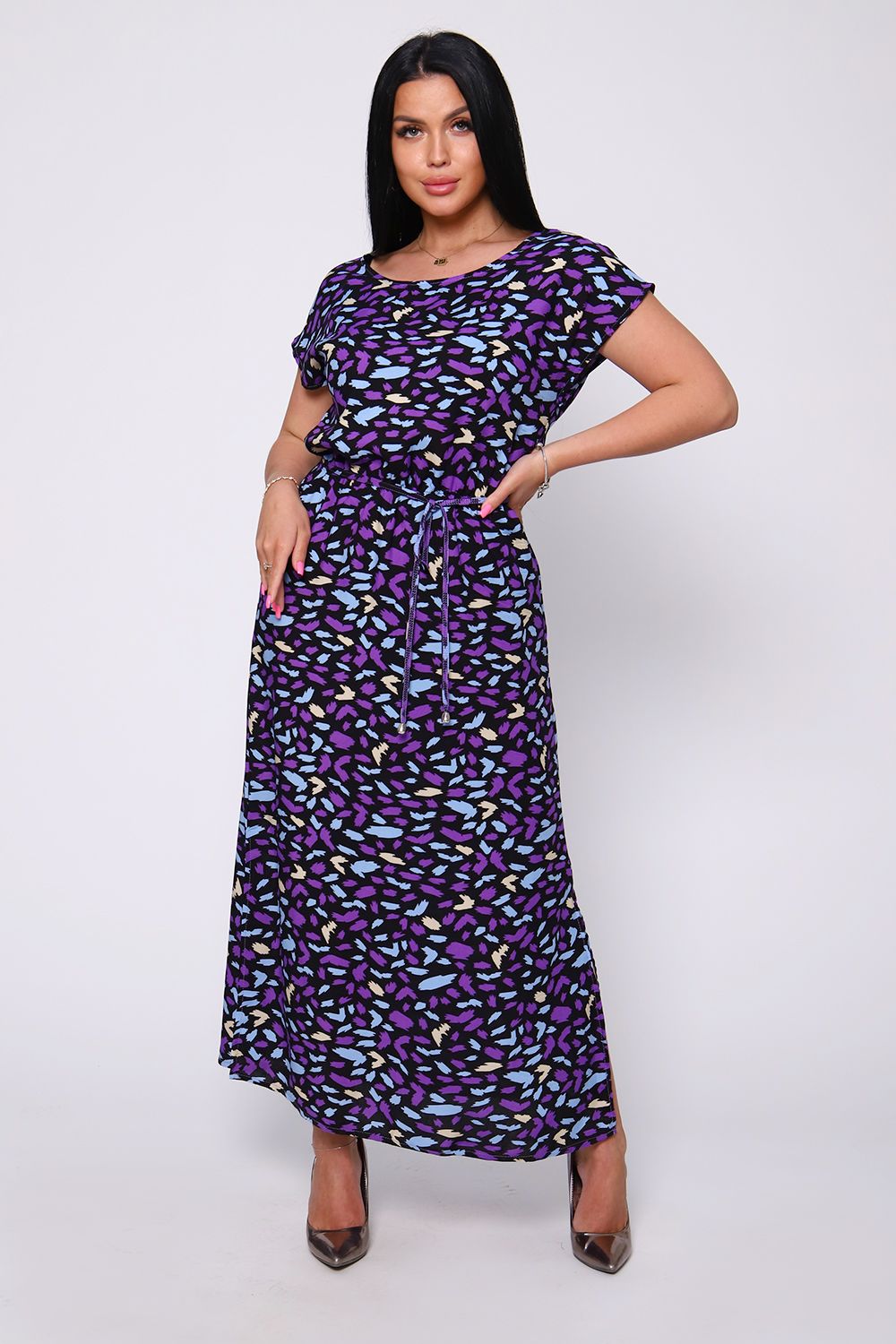 Платье 56510 - фиолетовый