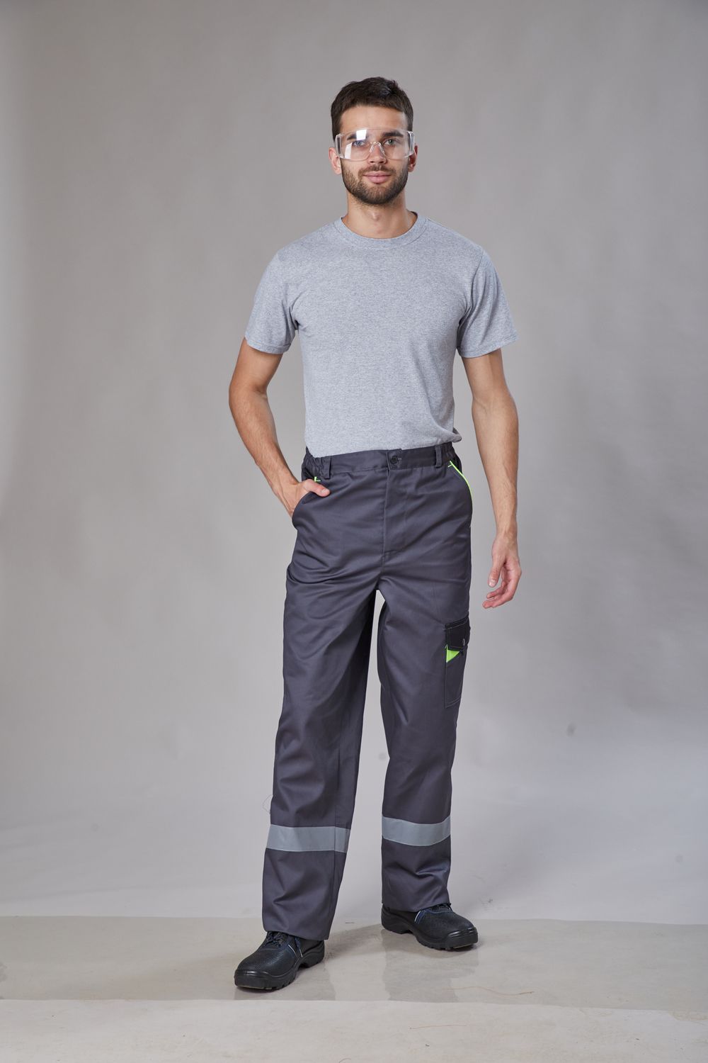 Брюки летние Респект - серый