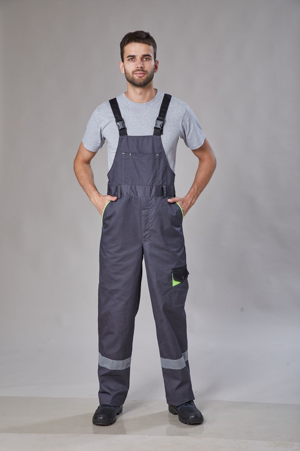 Полукомбинезон летний Респект - серый