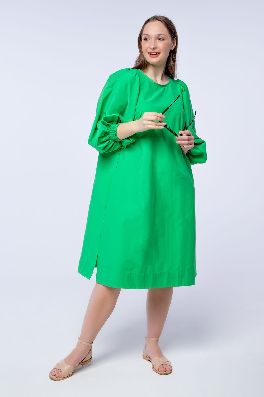 Платье женское LenaLineN арт. 03-009-23 - сочная трава