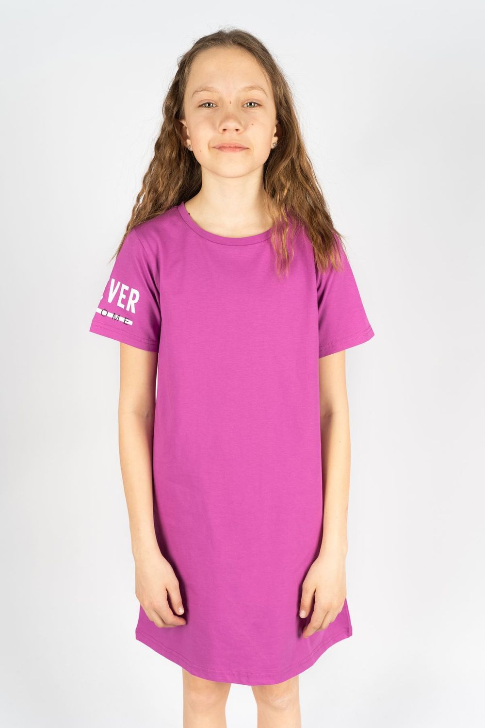 Платье для девочки 81191 - лиловый