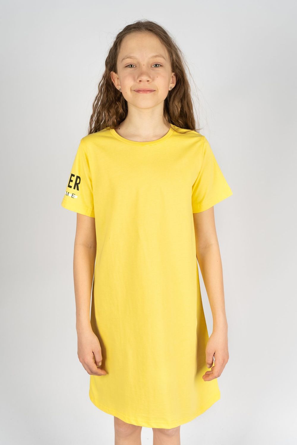 Платье для девочки 81191 - светло-желтый