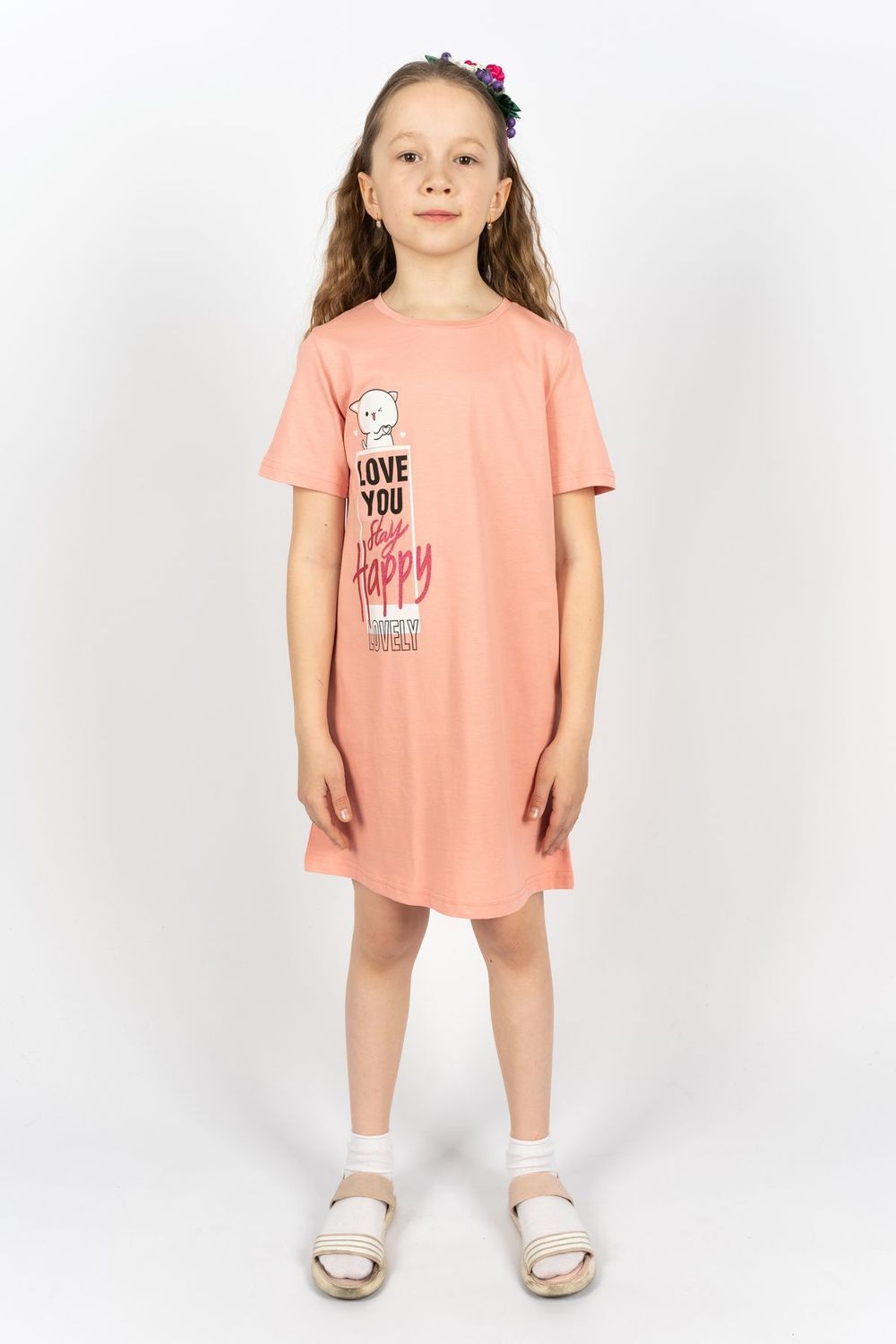 Платье для девочки 81189 - розовый