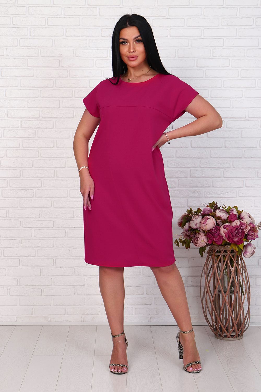 Платье 24647 - фуксия