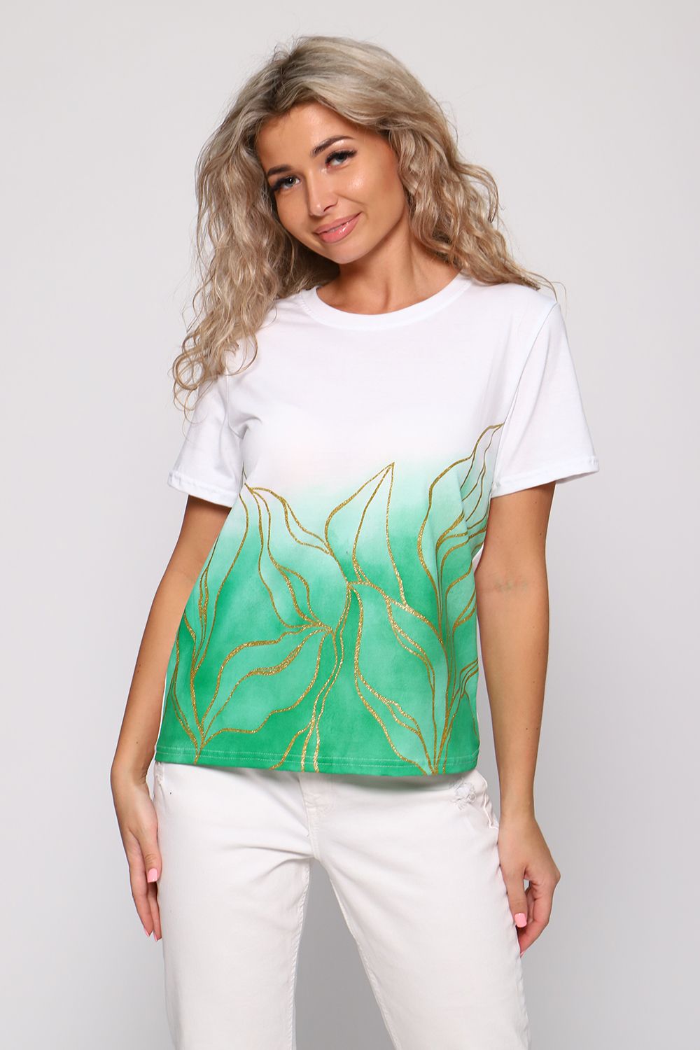 Футболка 70048 - зеленый