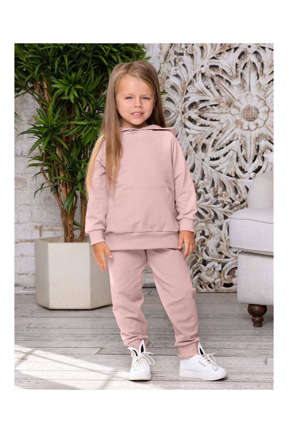 Костюм футер петля Cute 20342 - пыльный беж