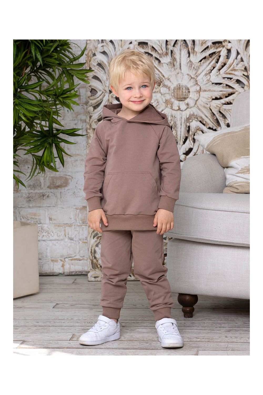 Костюм футер петля Active 20341 - мокко