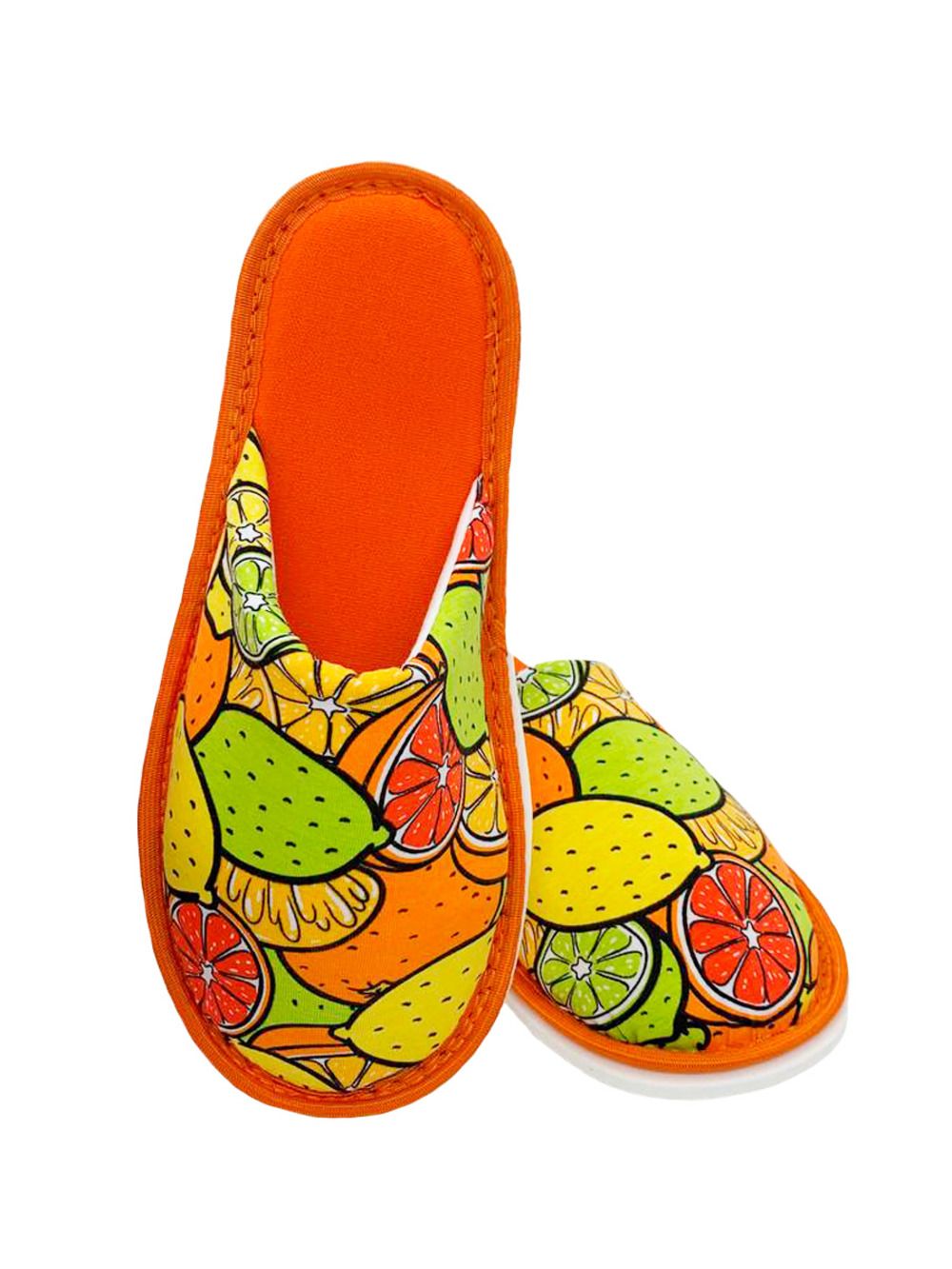 Тапочки домашние С-6ЖМ-МР - цитрус/оранжевый