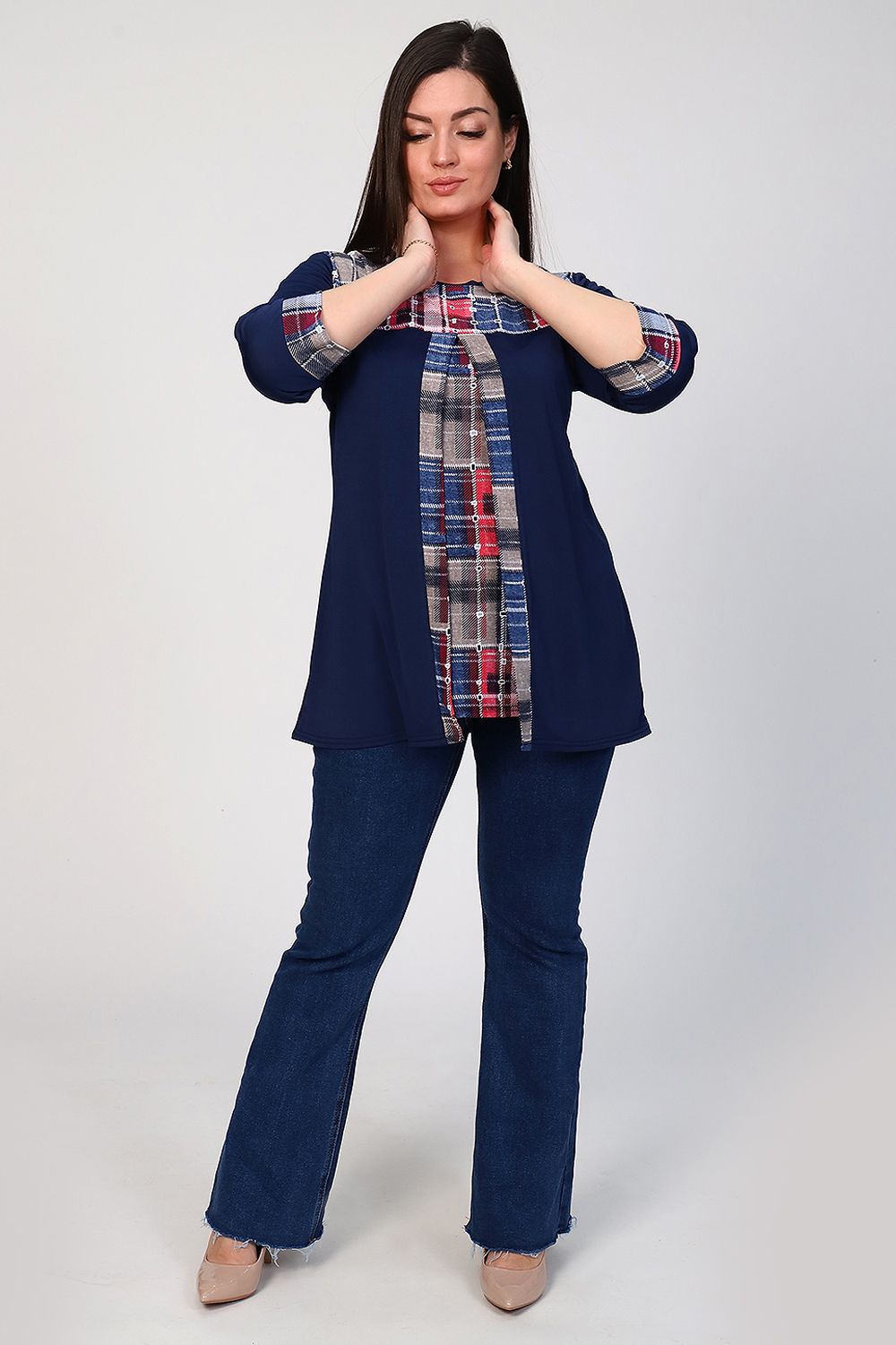 Туника Фархана - синий