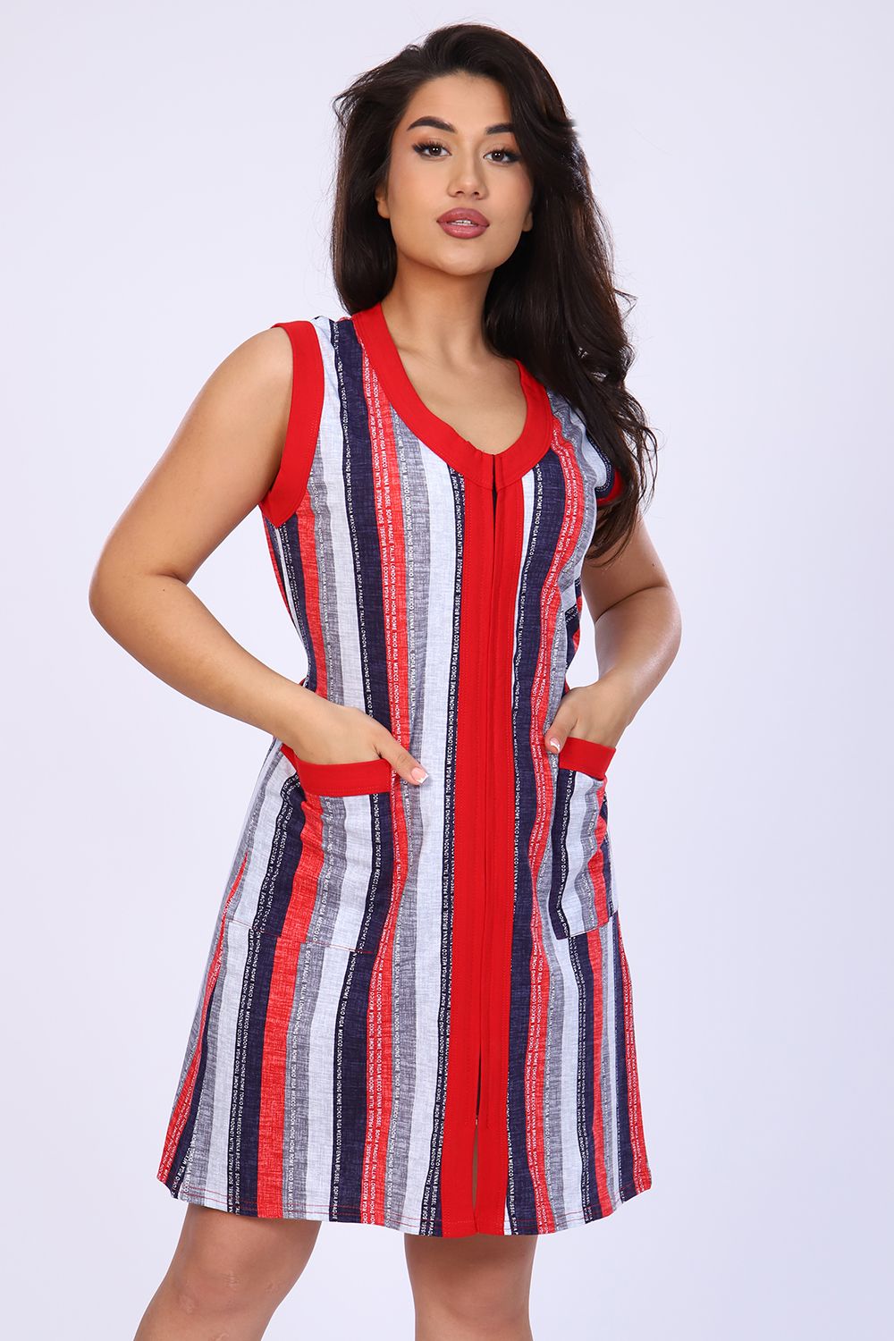 Халат 39027 - красный