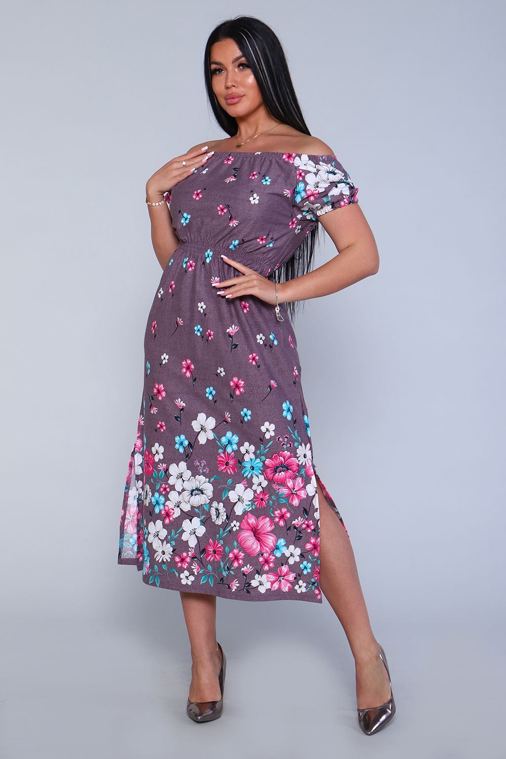 Платье 71067 - мокко