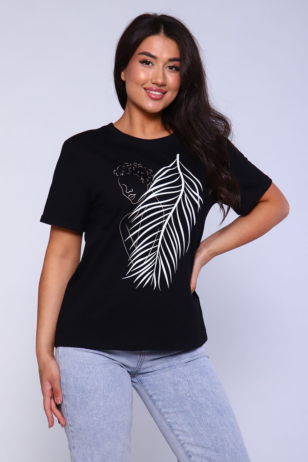 Футболка 55056 - черный