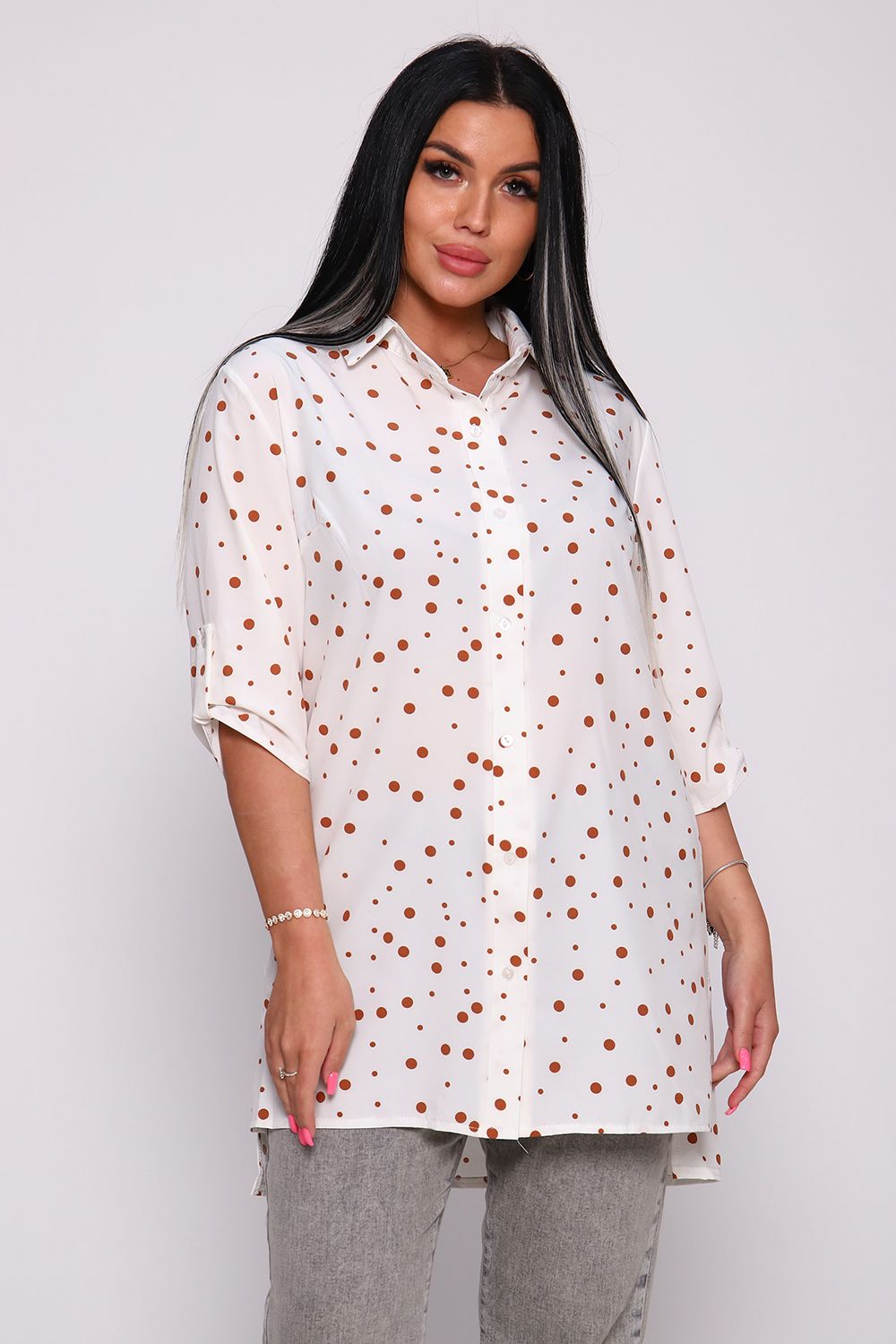 Туника 31742 - коричневый