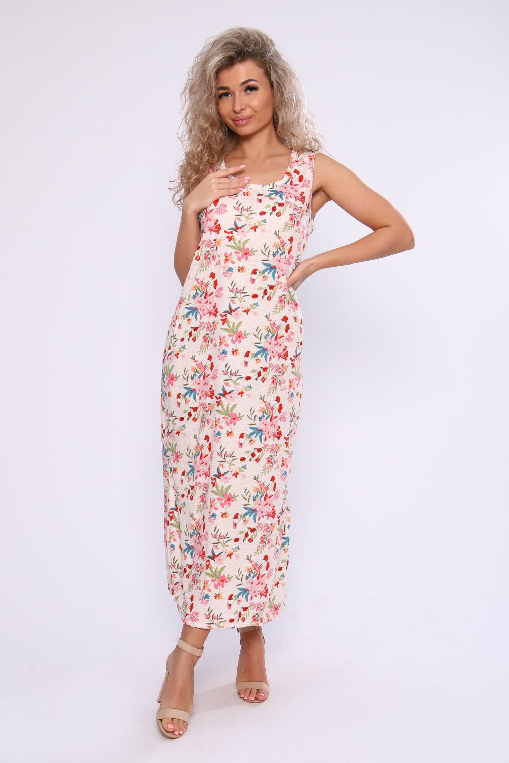 Сарафан 59123 - белый