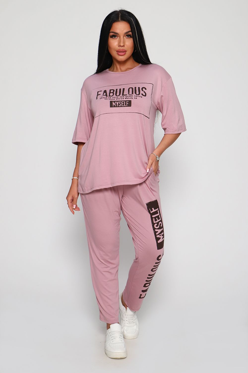 Костюм 78522 - пудра