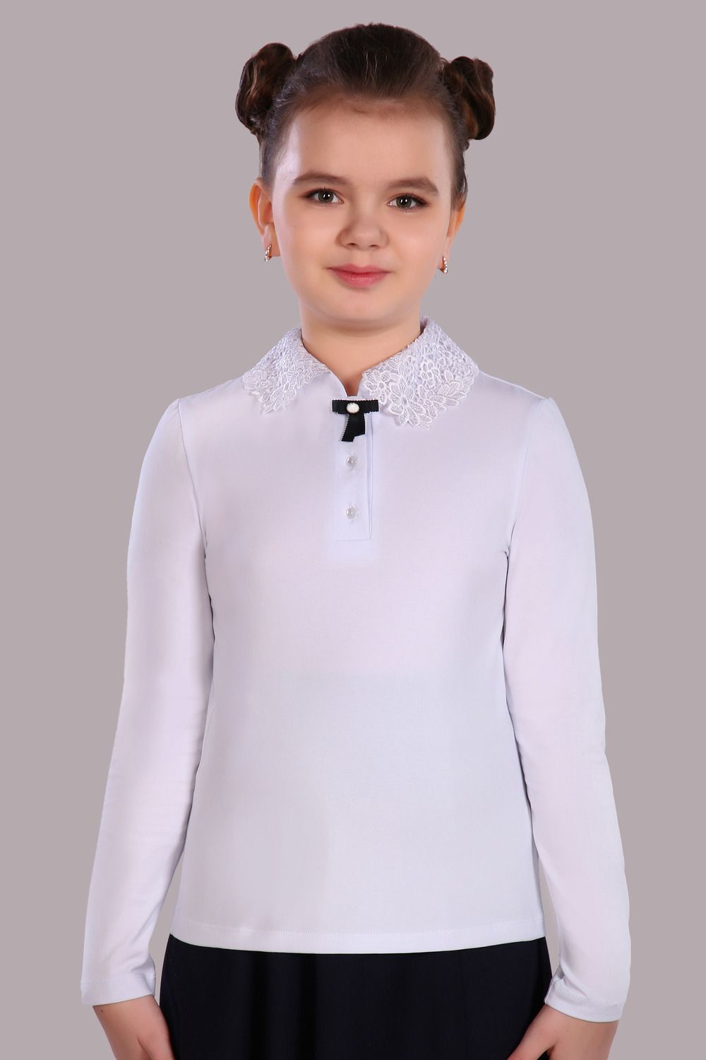 Блузка для девочки Рианна Арт.13180 - белый