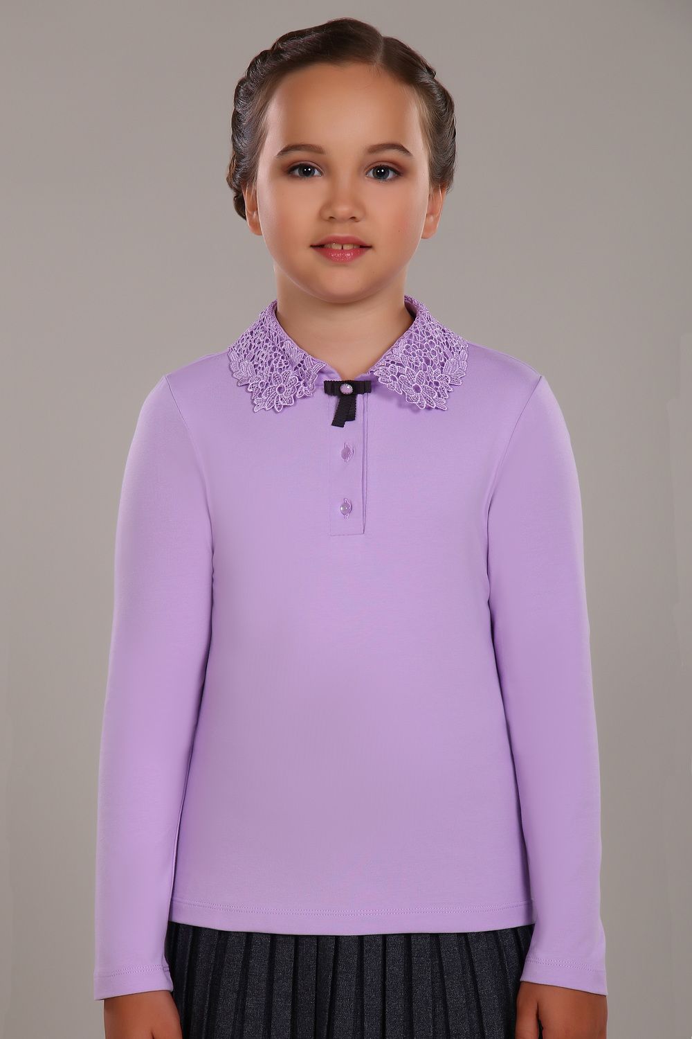 Блузка для девочки Рианна Арт.13180 - светло-сиреневый