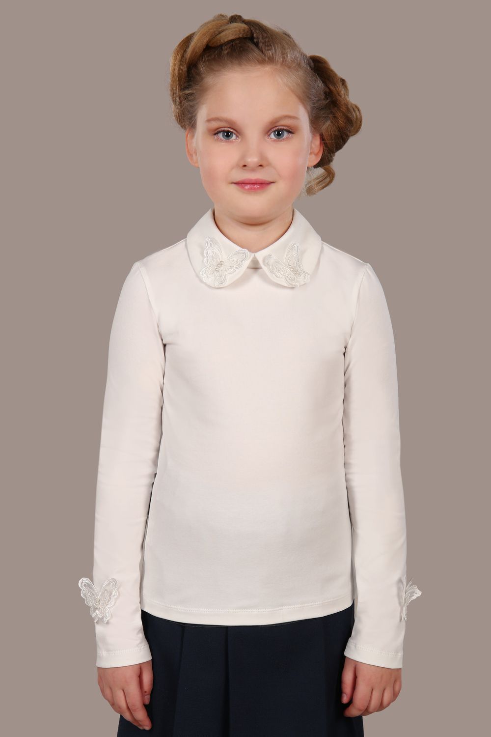 Блузка для девочки Камилла арт. 13173 - крем