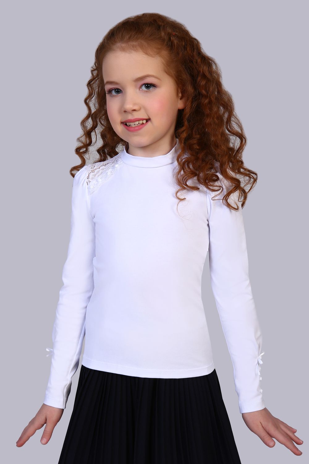 Блузка для девочки Алена арт. 13143 - белый