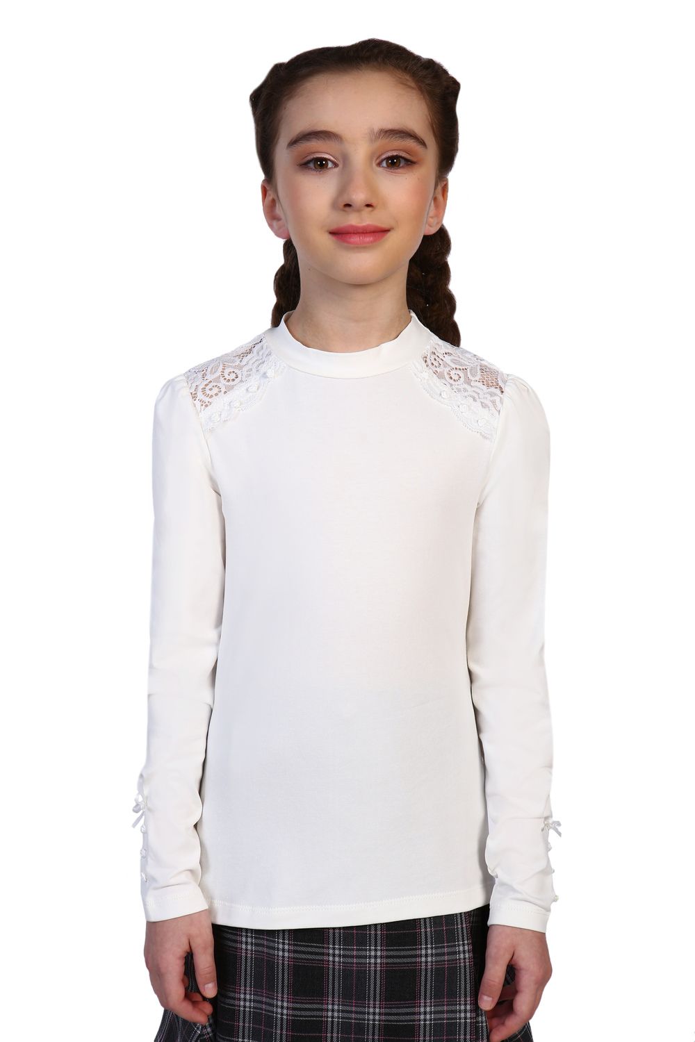 Блузка для девочки Алена арт. 13143 - крем