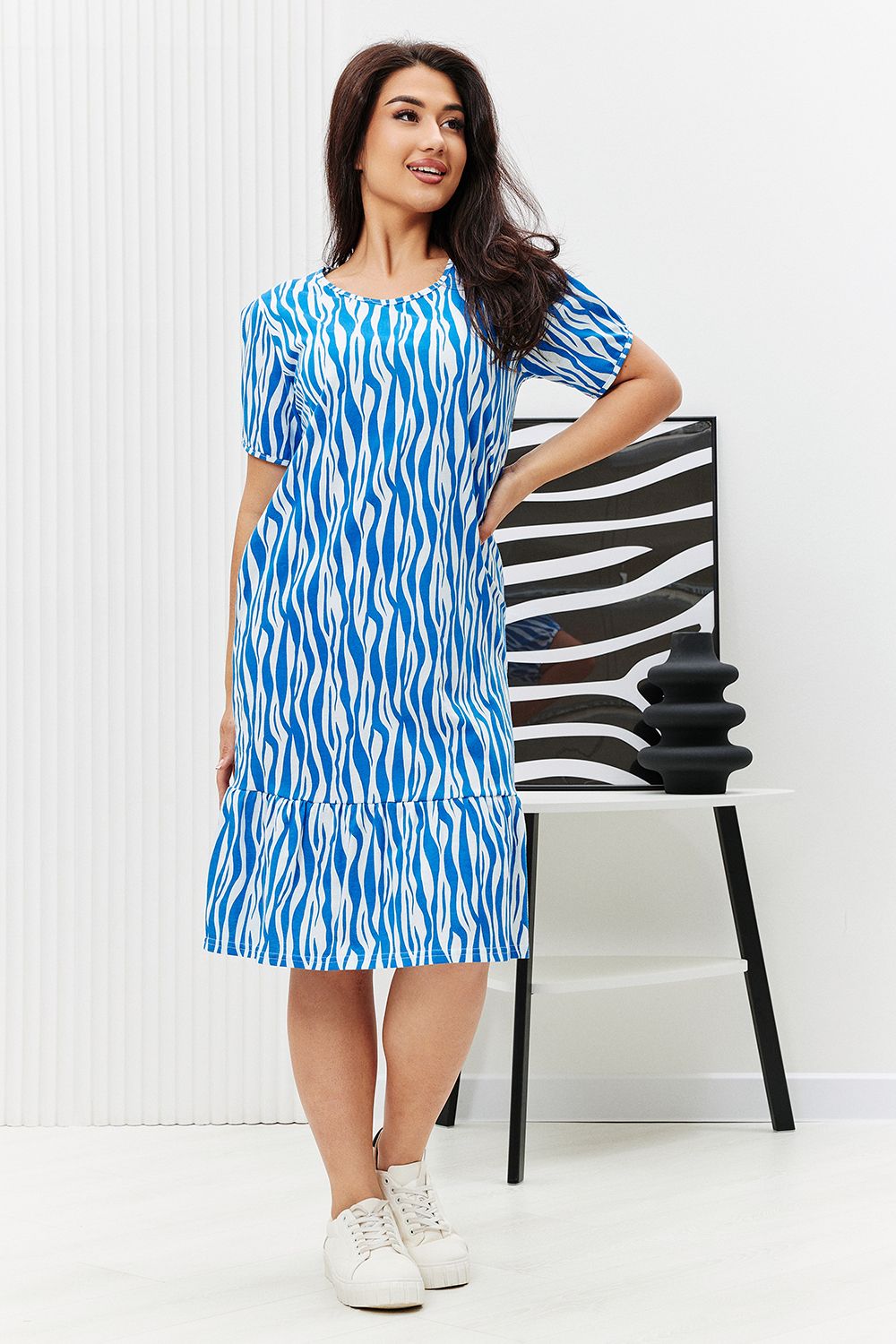 Платье 83704 - голубой