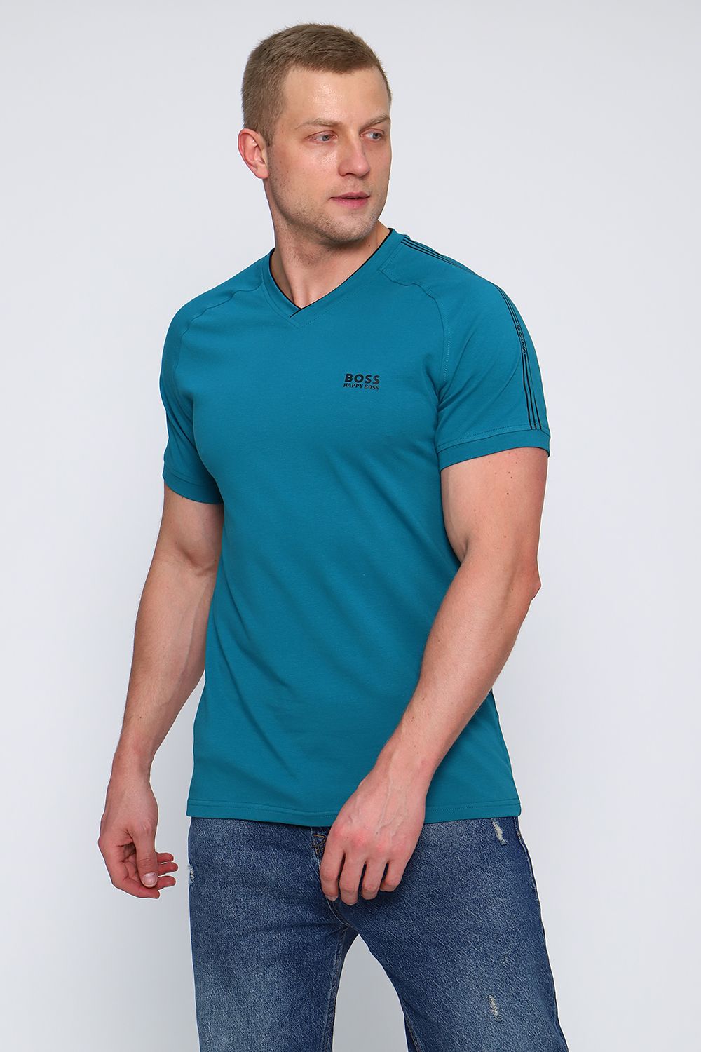 Футболка 86034 - бирюза