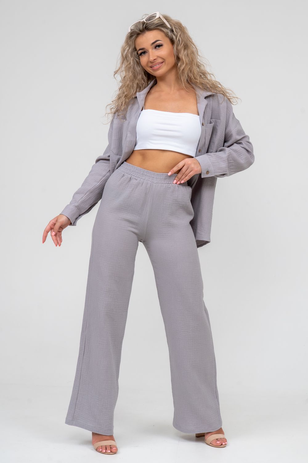 Брюки 36630 - серый