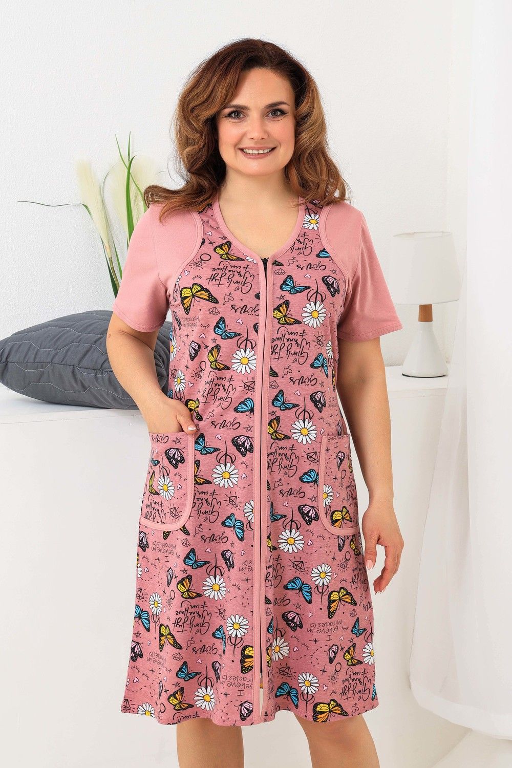 Халат 940 - бабочки