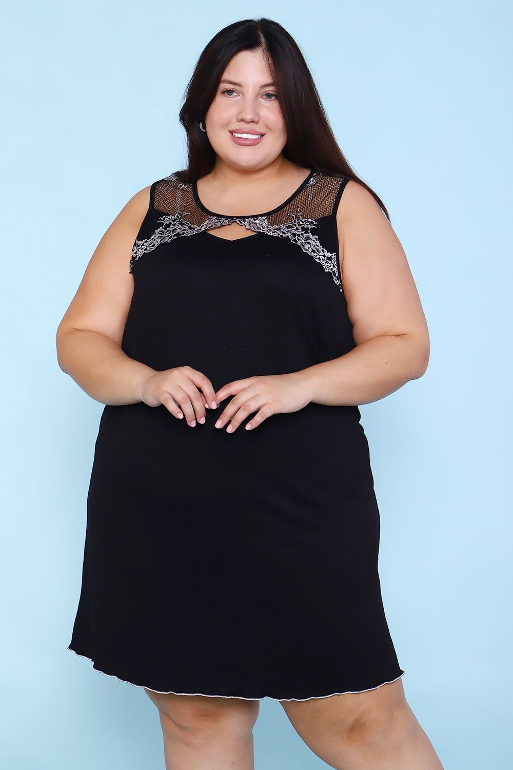 Сорочка 6425 - синий