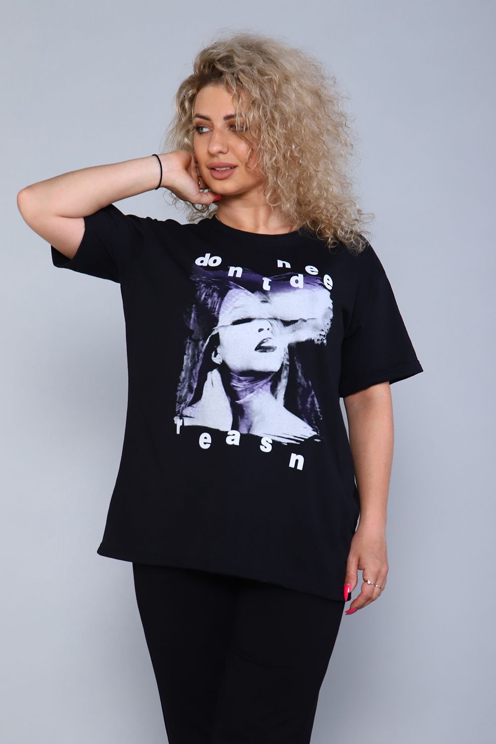 Футболка 51062 - черный