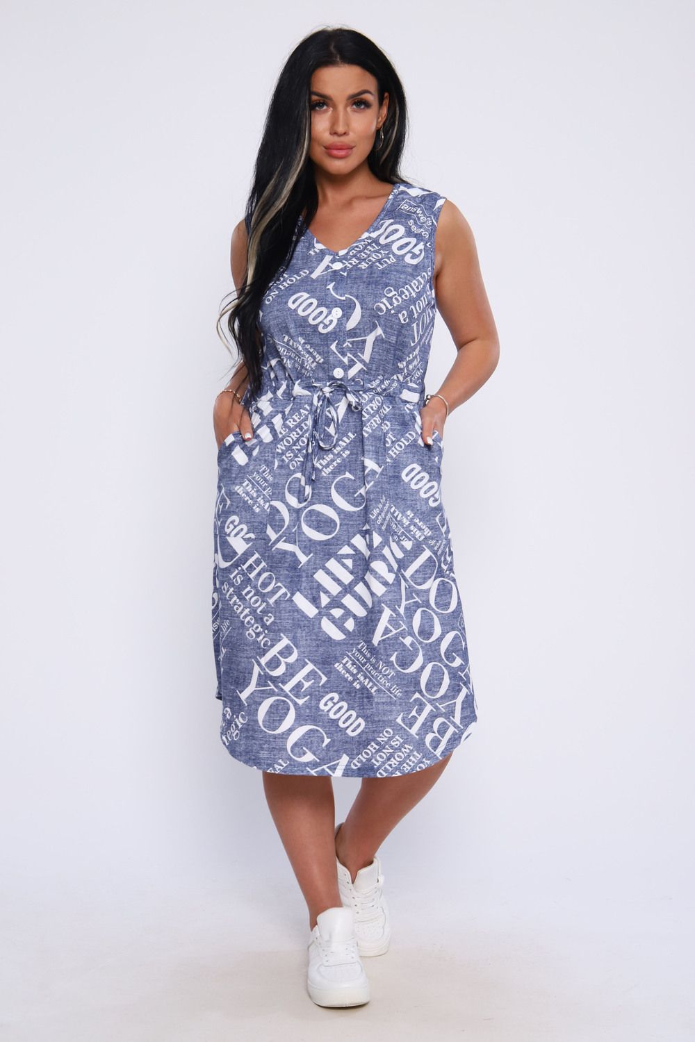 Платье 15493 - индиго