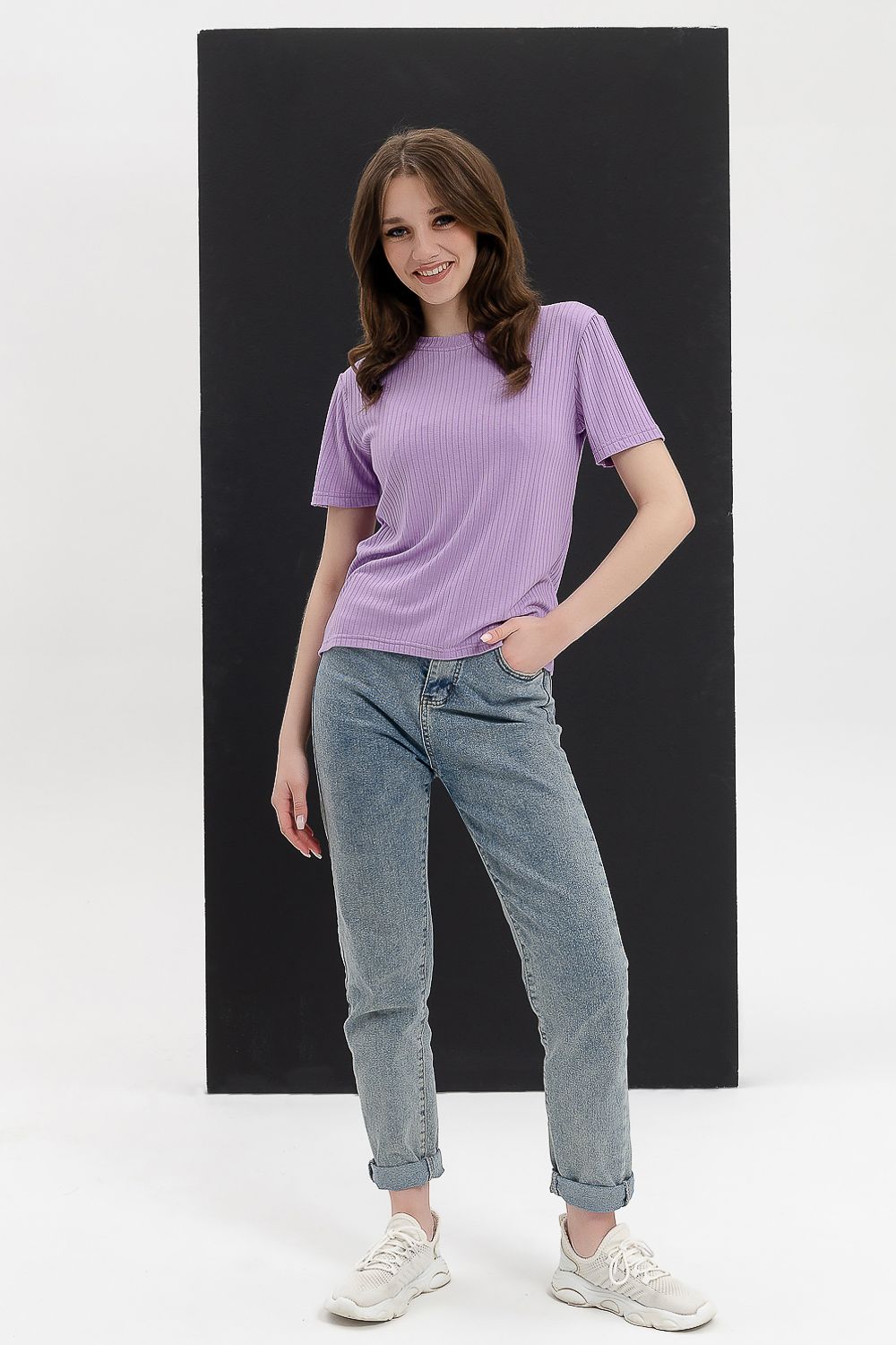 Футболка 18039 - сиреневый